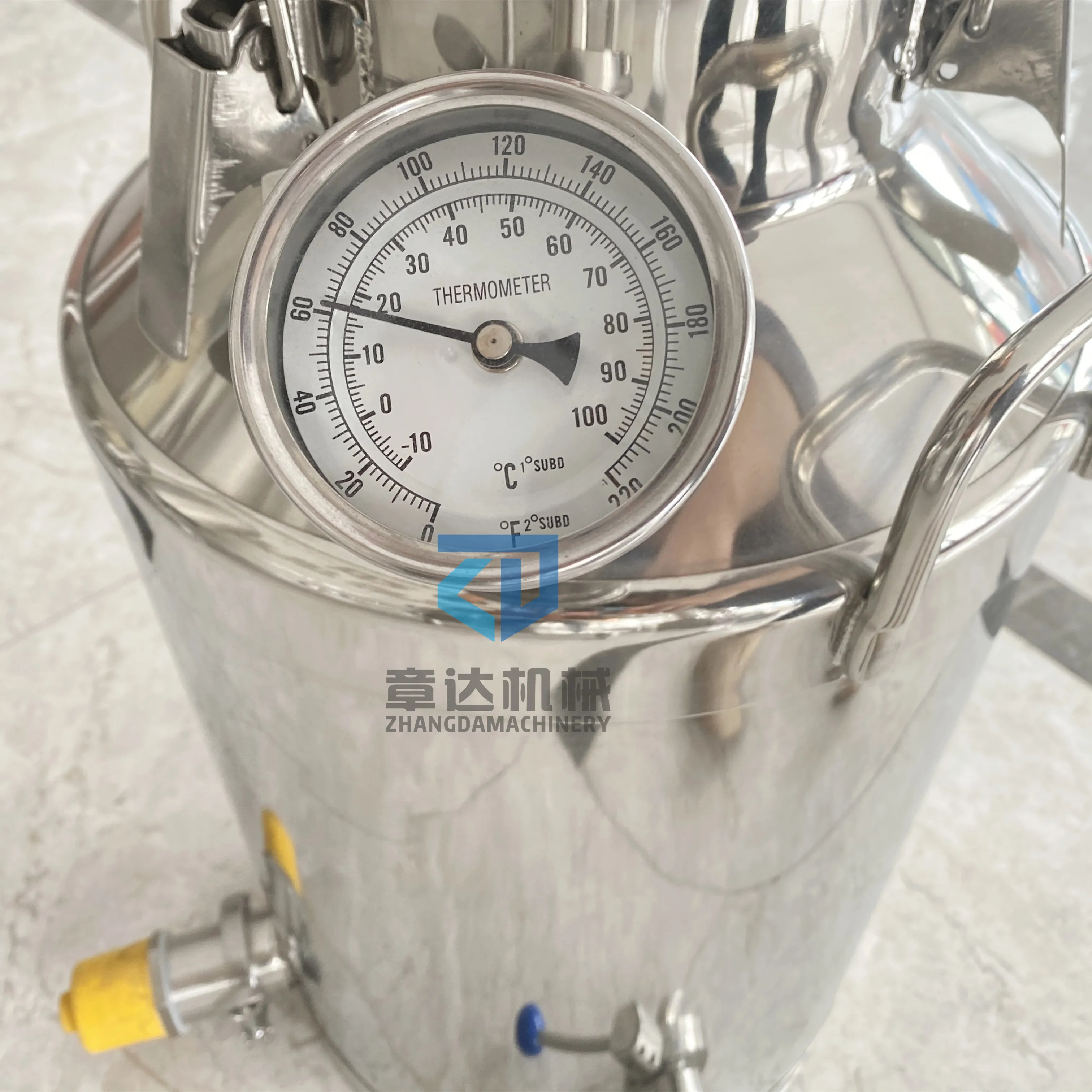 50L  whisky distiller gin distiller visible glass column with copper core  home distillation machine