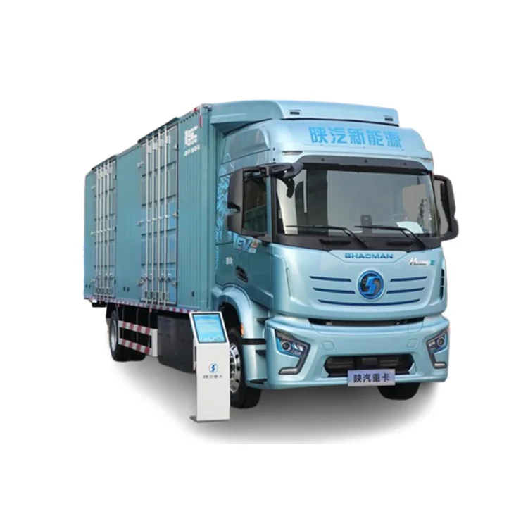 Endurance mileage 400km battery capacity 352.08kWh 4x2 6 wheeler 275/80r22.5 tires transport box cargo van body truck