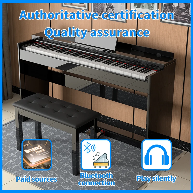 BLANTH 88 key weighted digital piano prices acoustic piano electrico piano professionnel musical instruments