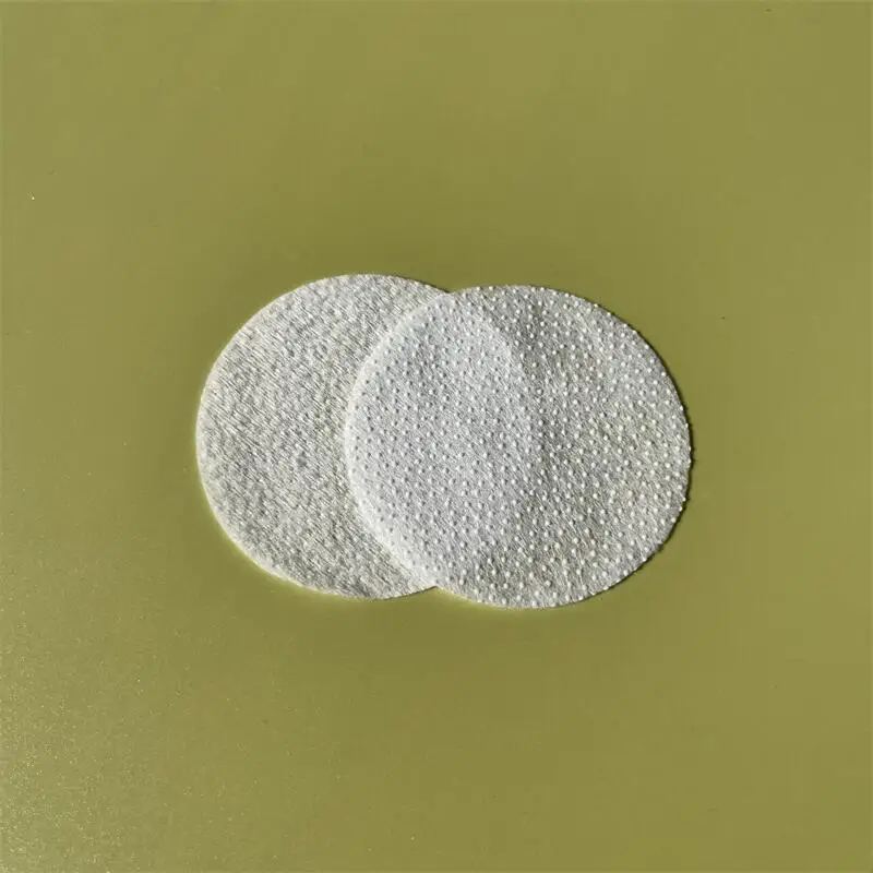 YD46 Manufacturer produce disposable natural plastic dots cotton pad for cleaning