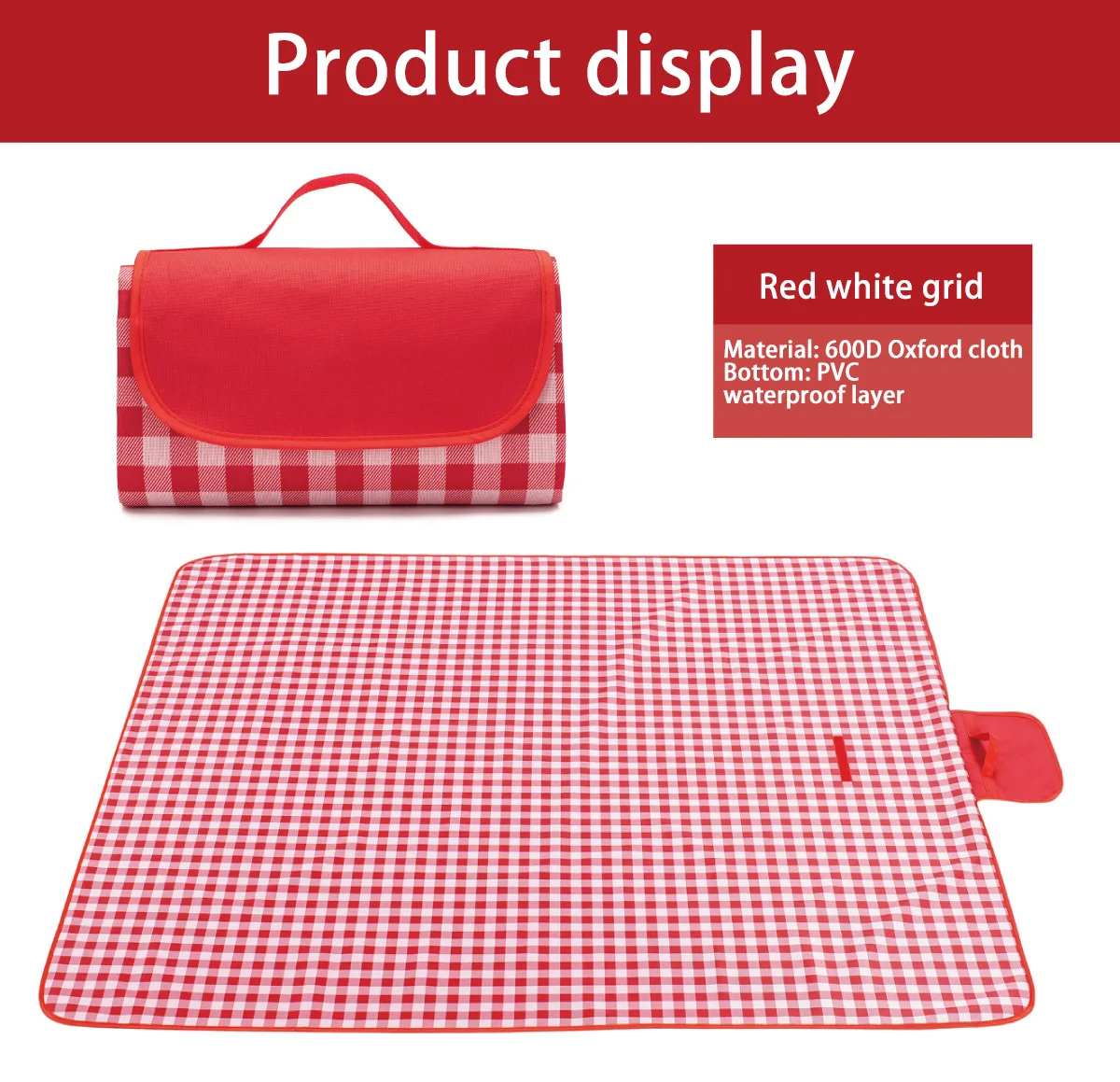 C Picnic Mat Oxford Cloth Waterproof Blanket Moisture-proof Outdoor Beach Damp Proof Pad