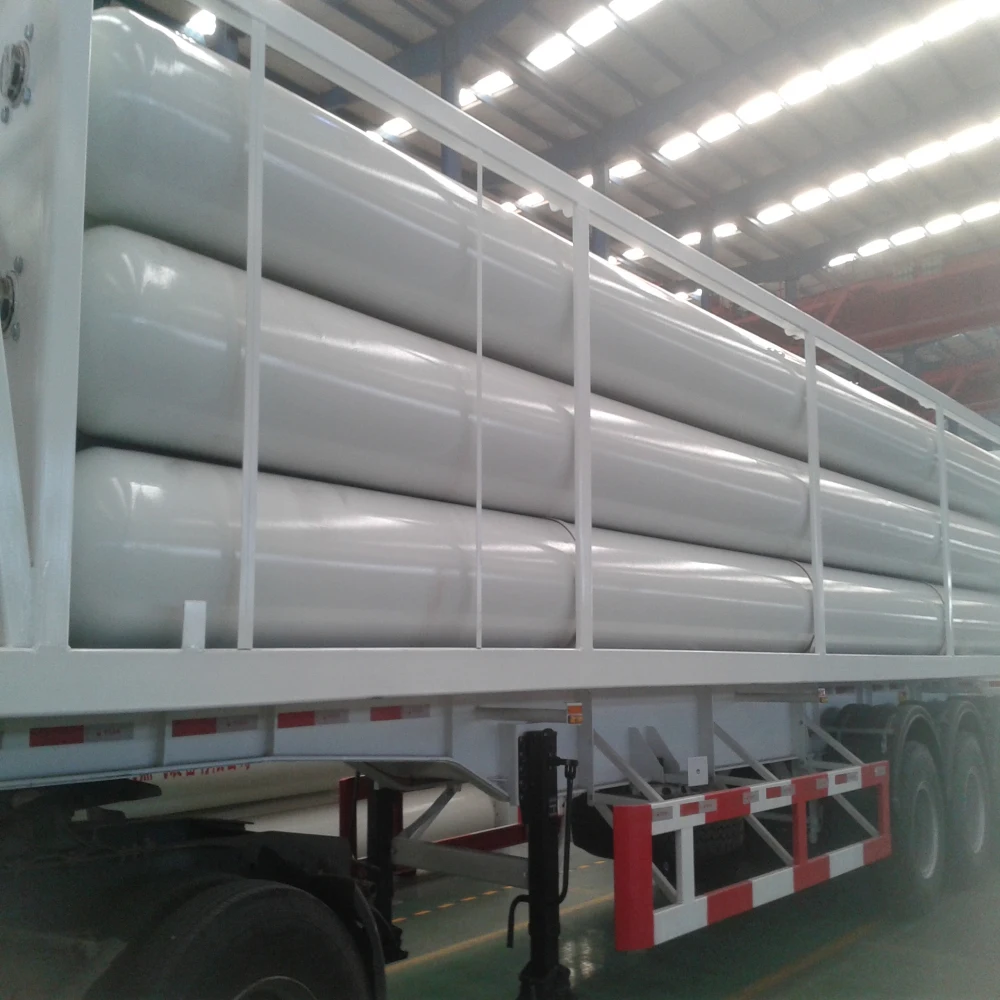 LUXI 10-12Tube 20/40 feet Payload 8420Nm3 Compressed Natural Gas Tube Skid Container