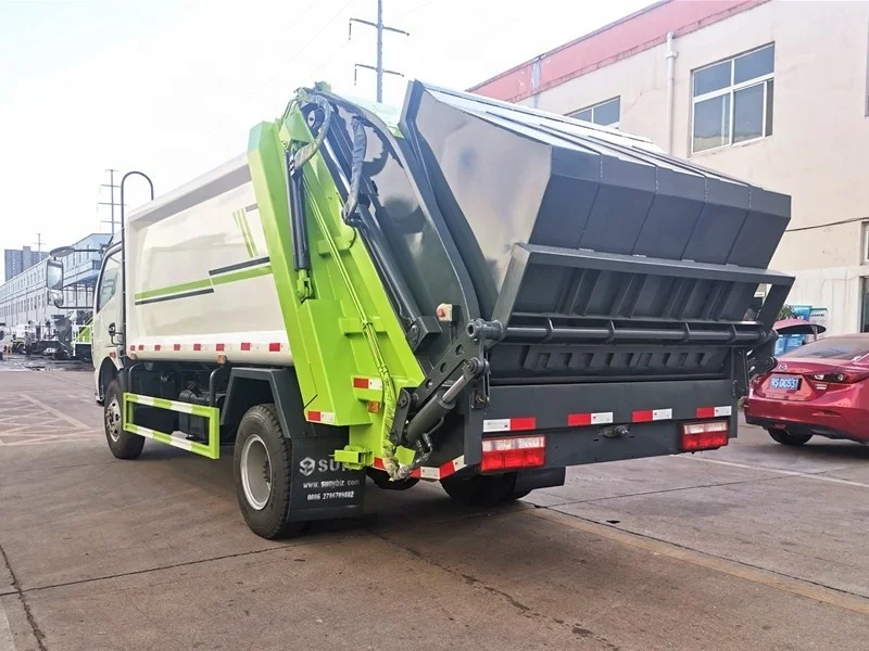 Китай Dongfeng 8 м3 уплотнитель мусоровоз для сбора мусора самосвал