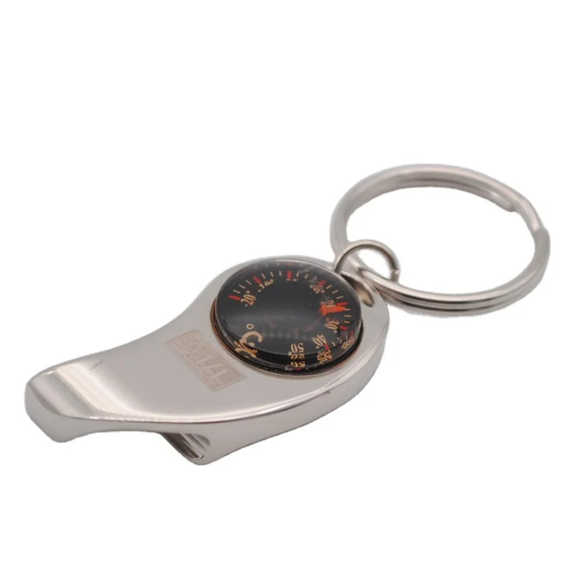 metal custom bottle opener thermometer keychain