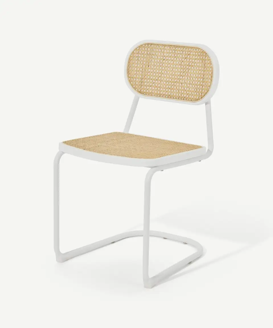 Rotan Meubels Scandinavian Mid Century Vintage Upholstered Design Chair Oak Wooden Dining Chair Cadeira