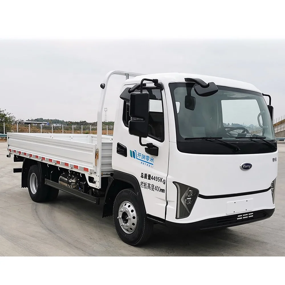 Karry Lingmi Column Plate 3 Seats New 5 Ton Cargo Truck 4x2 Cargo Truck 100.46 kWh Electric Cargo Trucks