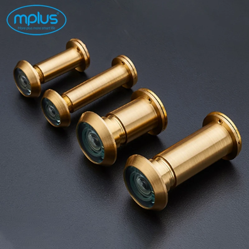 180 degree hotel Brass stainless steel lens Door peephole zinc alloy door viewers door cat eye