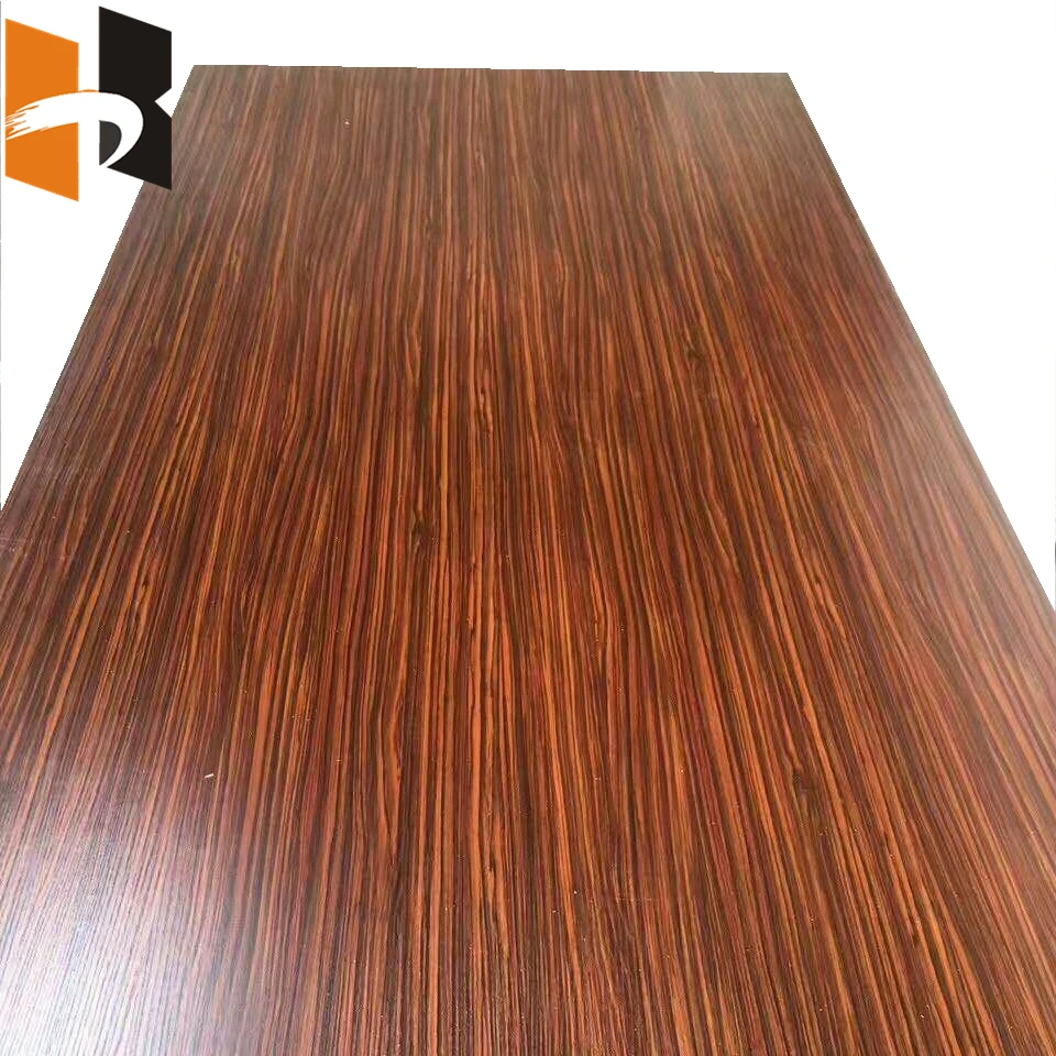 Marine Grade Waterproof Poplar Core Melamine Paper Finished Plywood