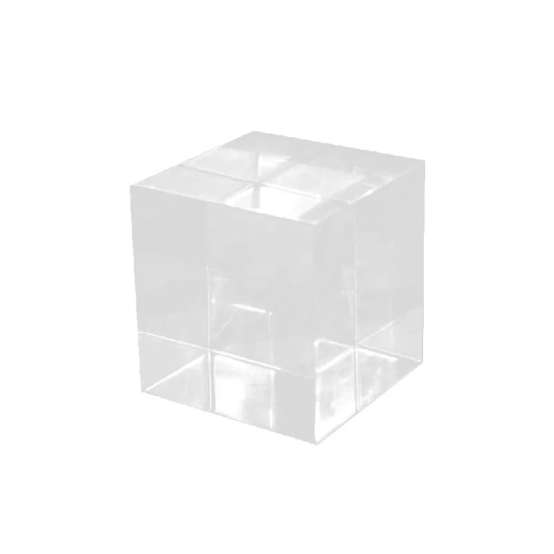 50x50x50 Customized small acrylic solid display cube plexiglass block