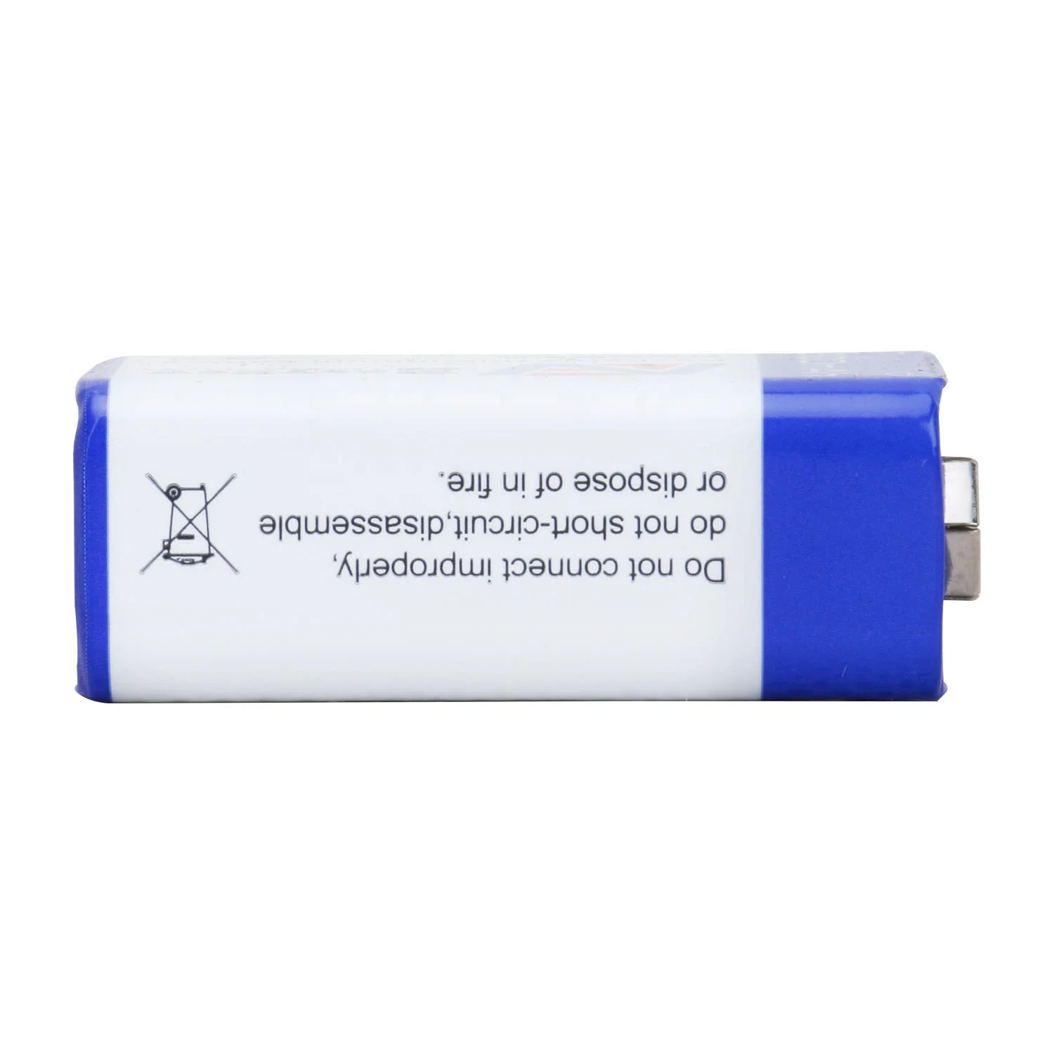 9V USB Rechargeable 600mAh Size NI-MH LI-ION Battery