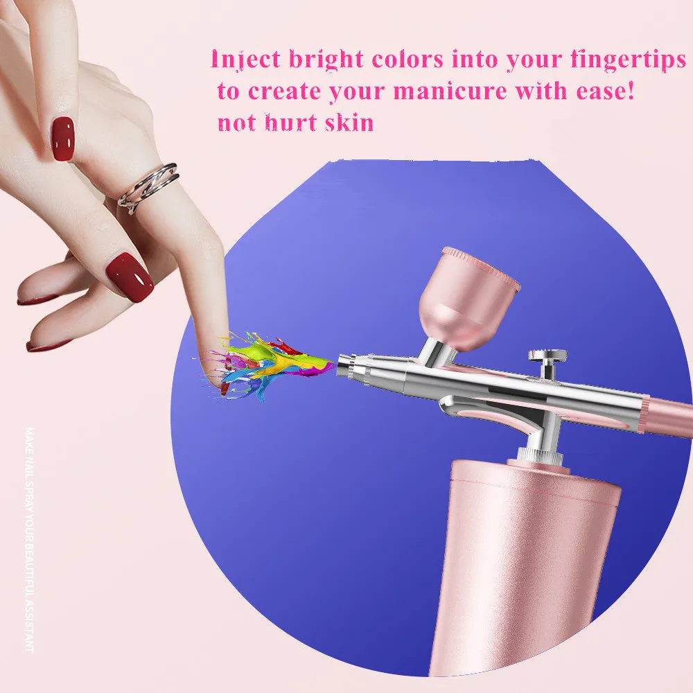 Airbrush gun electric acrylic paint spray gun for makeup Nail Spray Gun Pen Airbrush Kit