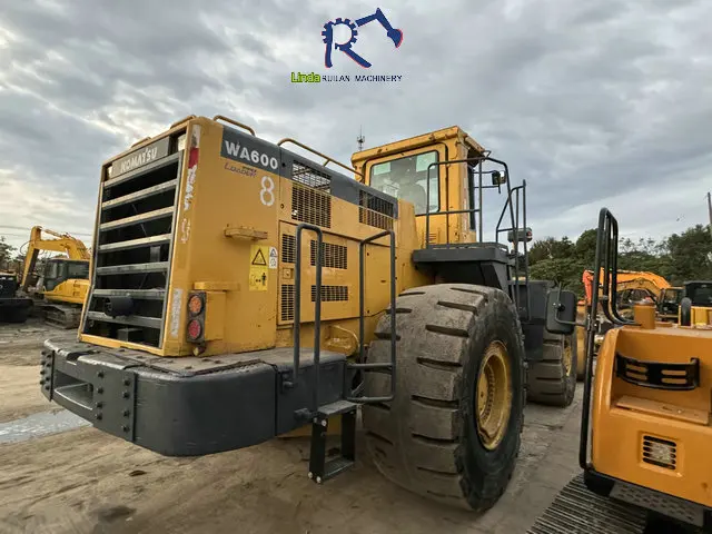 Hot sale Original Japan made Komatsu wheel loader used WA600-3 Good quality 12 Ton Front End Loader W380 WA320-3 WA470 WA600