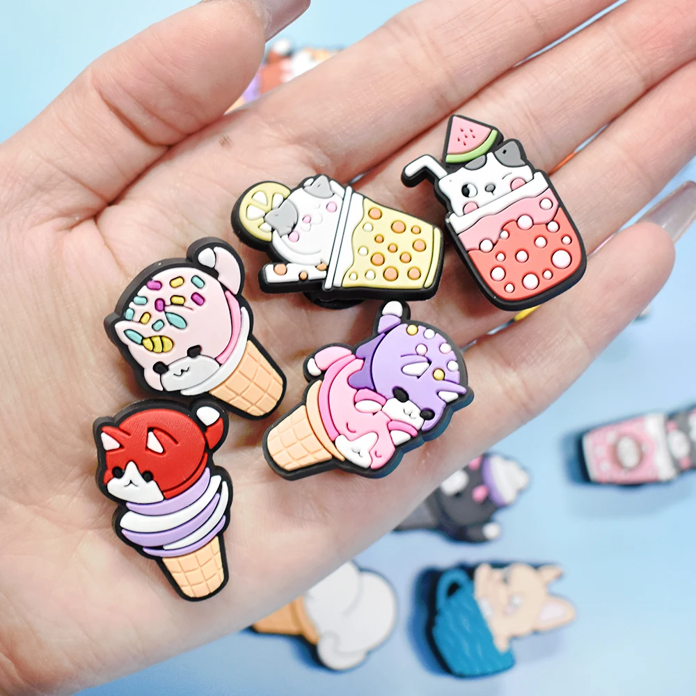 Latest Design Plastic Shoelace Animal clogs Charms Rubber Shoe Charms With Decoration Buckles Sneaker Accessories