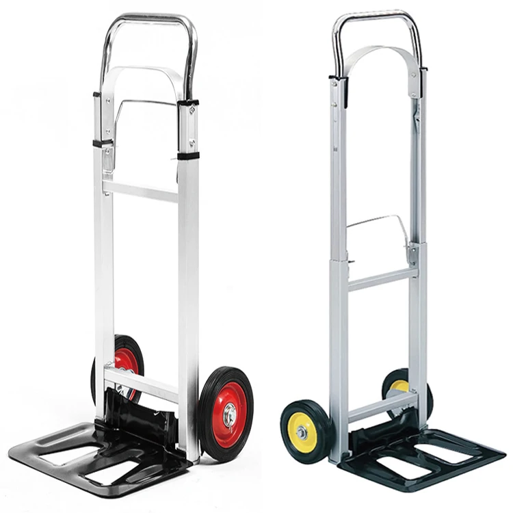 Multi-coloured foldable car trolley Outdoor stair climbing trolley