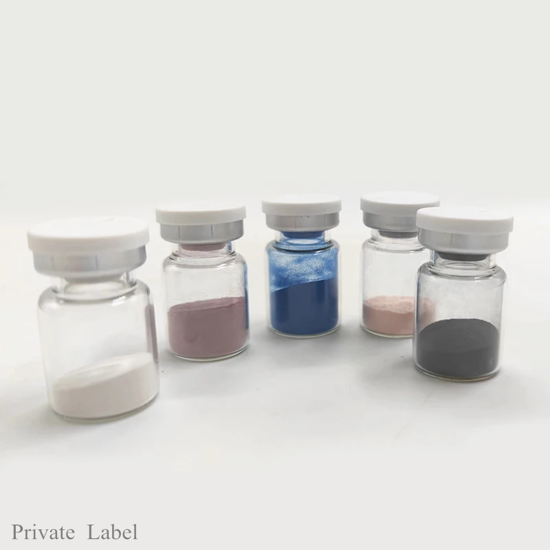 50% Colorful Algae Peel Powder Spongilla Spicules Peeling Acne Treatment No Chemical Peeling Serum