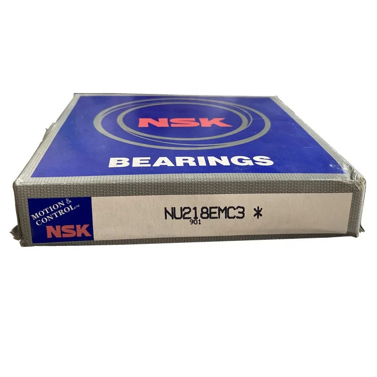 90*160*30mm original NSK bearing NU218EMC3 cylindrical roller bearing
