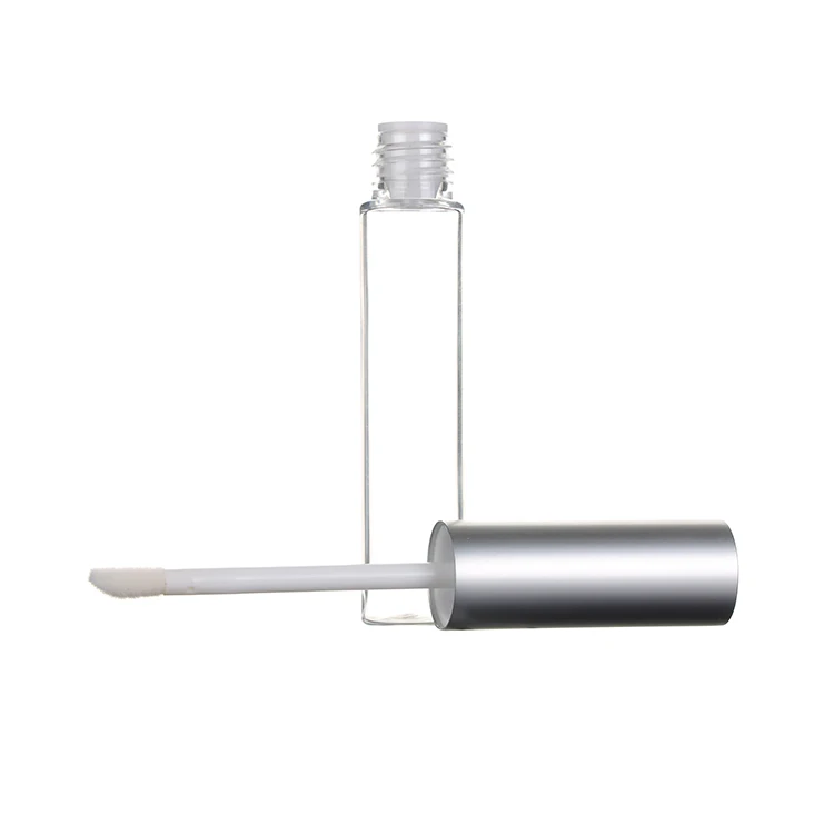 EU-Beauty Recyclable 5ml Petg Clear Lip Gloss Tubes With Thickness Featuring A Metal Brush Lipstick Mascara And A Screw Cap