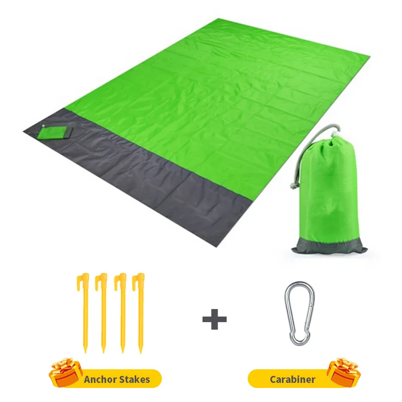GoalFit 2024 Outdoor Camping Beach Picnic Sand Proof Mat Waterproof Portable Polyester Blankets