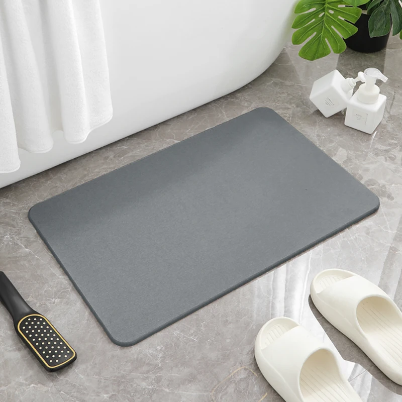 tub suction diatomite customize diatomaceous bottom shower thin marble gel bathroom tub modern floor modern custom hard bath mat