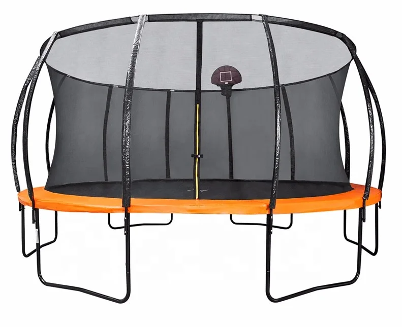 2021 Luxury  Big 16ft  customized Trampoline outdoor with basketball Hoop