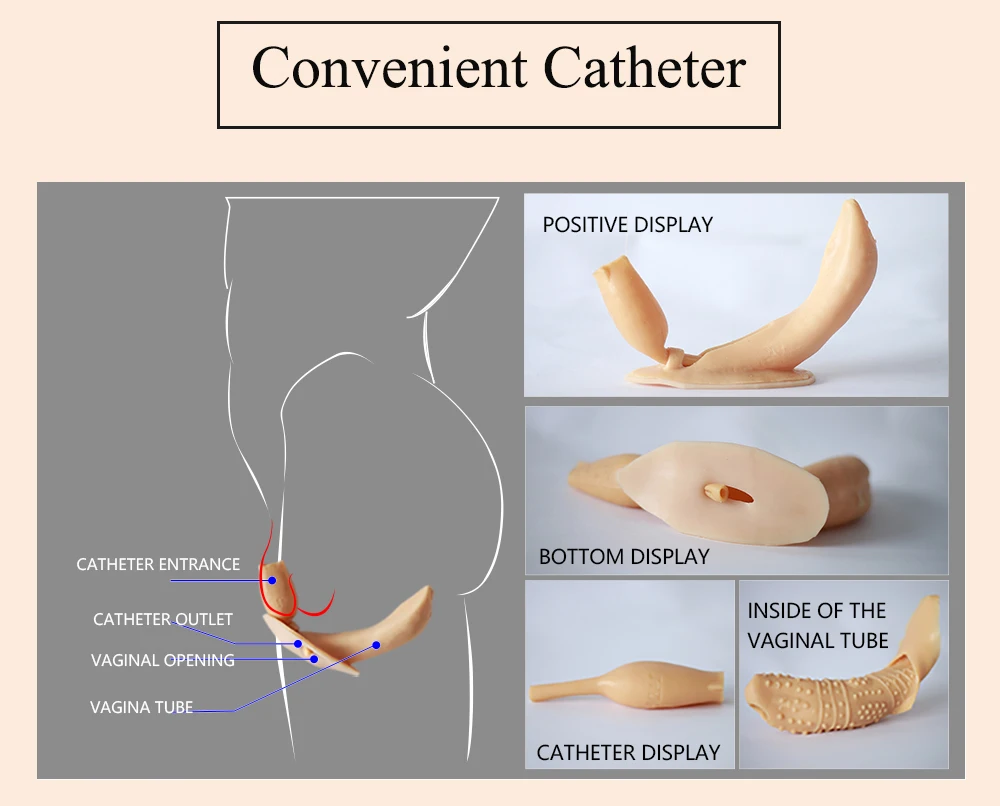 KnowU Full Body Silicone Suit Culotte Transgender with C Cup False Breast Male to Female Crossdresser Silicone Bodysuit