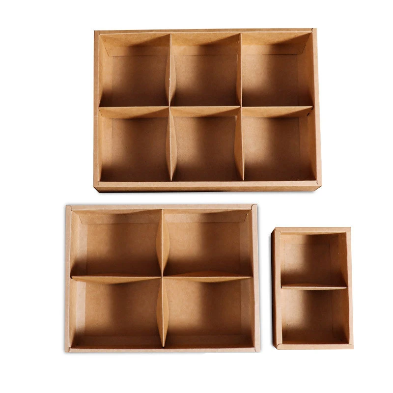 High Quality Eco Friendly Food Grade Brown Drawer Sliding Kraft Paper Cookies Gift Product Packaging Box