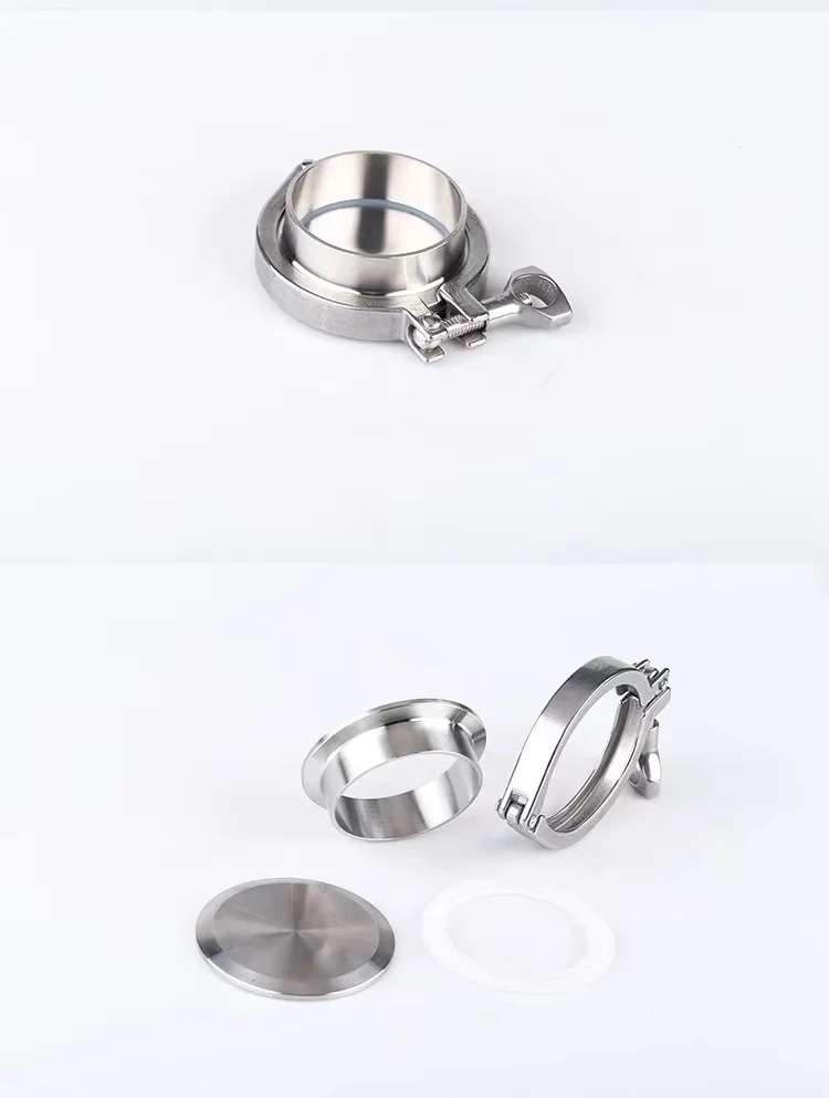 Stainless Steel 304/316L Blind Plate Beer Brewing Equipment Stainless Steel Pipe Fittings DN25  Blind Plate