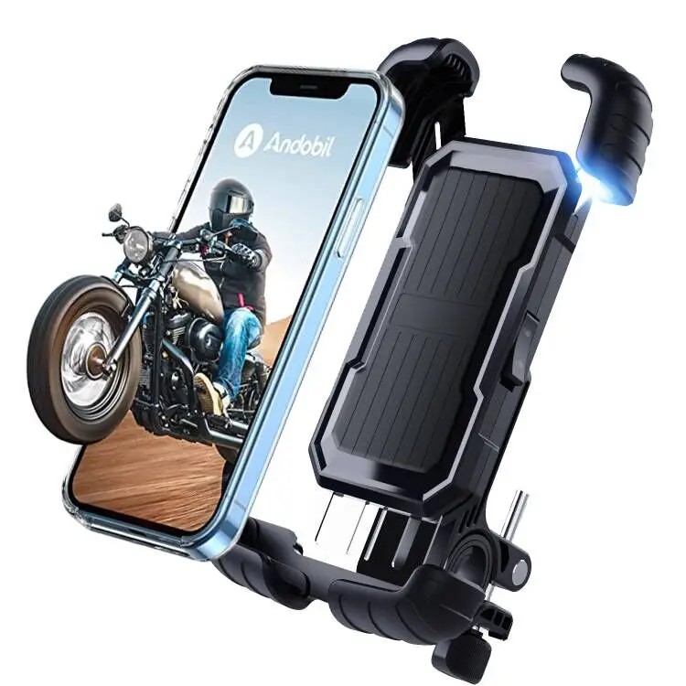 Wholesale Hands Free Quick Attach Release Paste Button GPS Electric Bike Phone Mount Detachable Bicycle Phone Holder