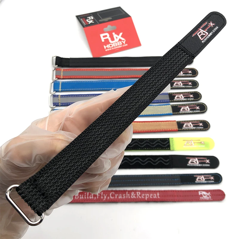 RJX Custom Logo Non-slip LiPo Battery Strap For RC FPV Racing Drone