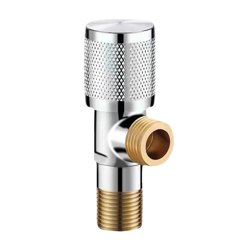 LIRLEE Factory Direct Sales Kitchen Bathroom Faucet Accessories Brass 304 Stainless Steel Water Angle Valve