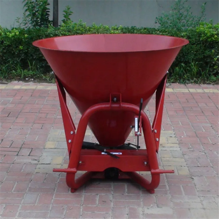 3 point linkage tractor seed spreader  for broadcasting Granular fertilizer and grass seed