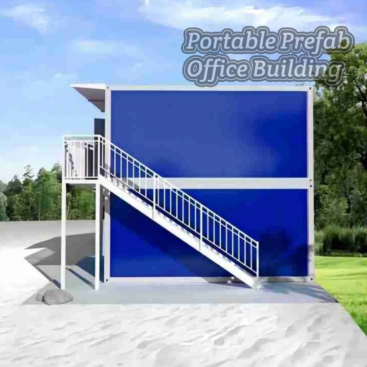Outdoor Low Price Stackable Eco-friendly Prefabricated Houses Home Prefab Office Building