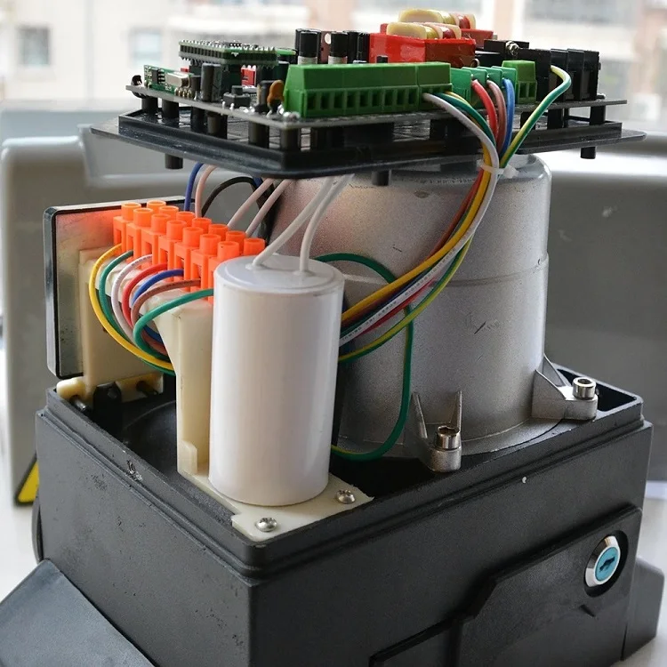 Sliding gate motor control board with onboard bleutooth chip socket