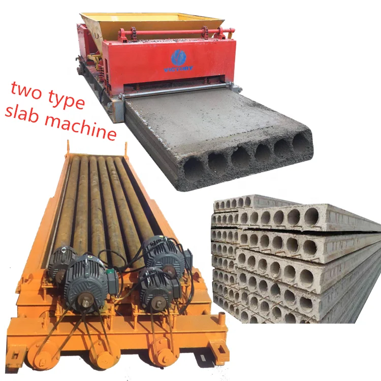 Prestressed precast concrete hollow core floor slab/roof slab machine for construction material machinery