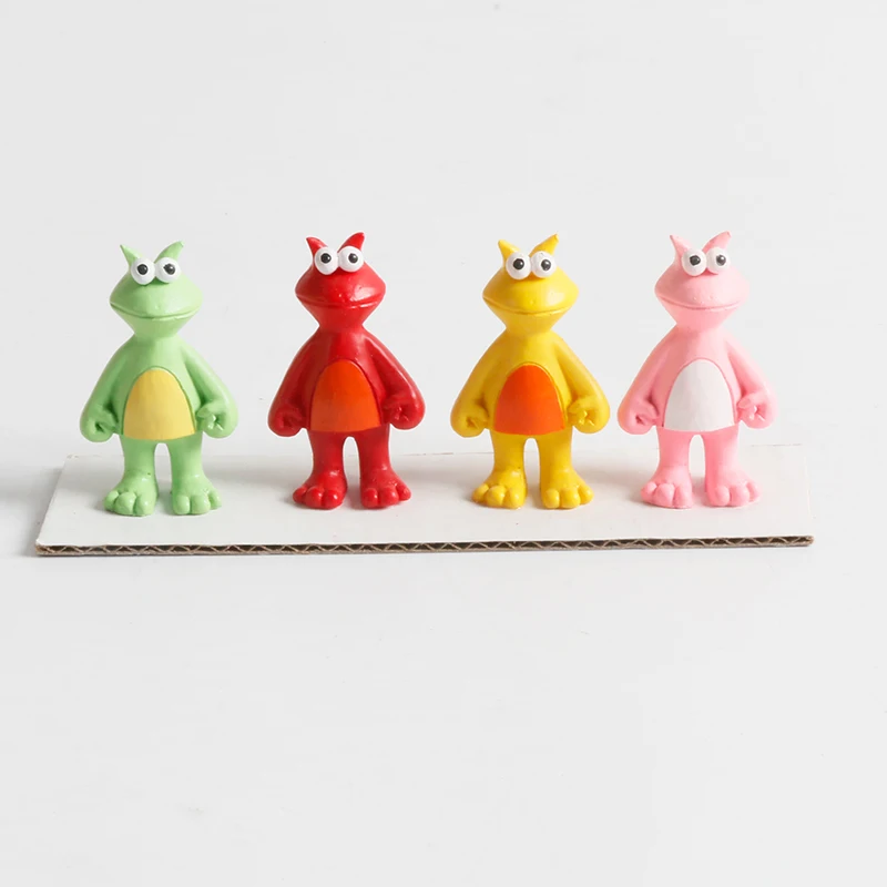 Resin cartoon gifts animals frog ornaments creative home garden decorations resin crafts
