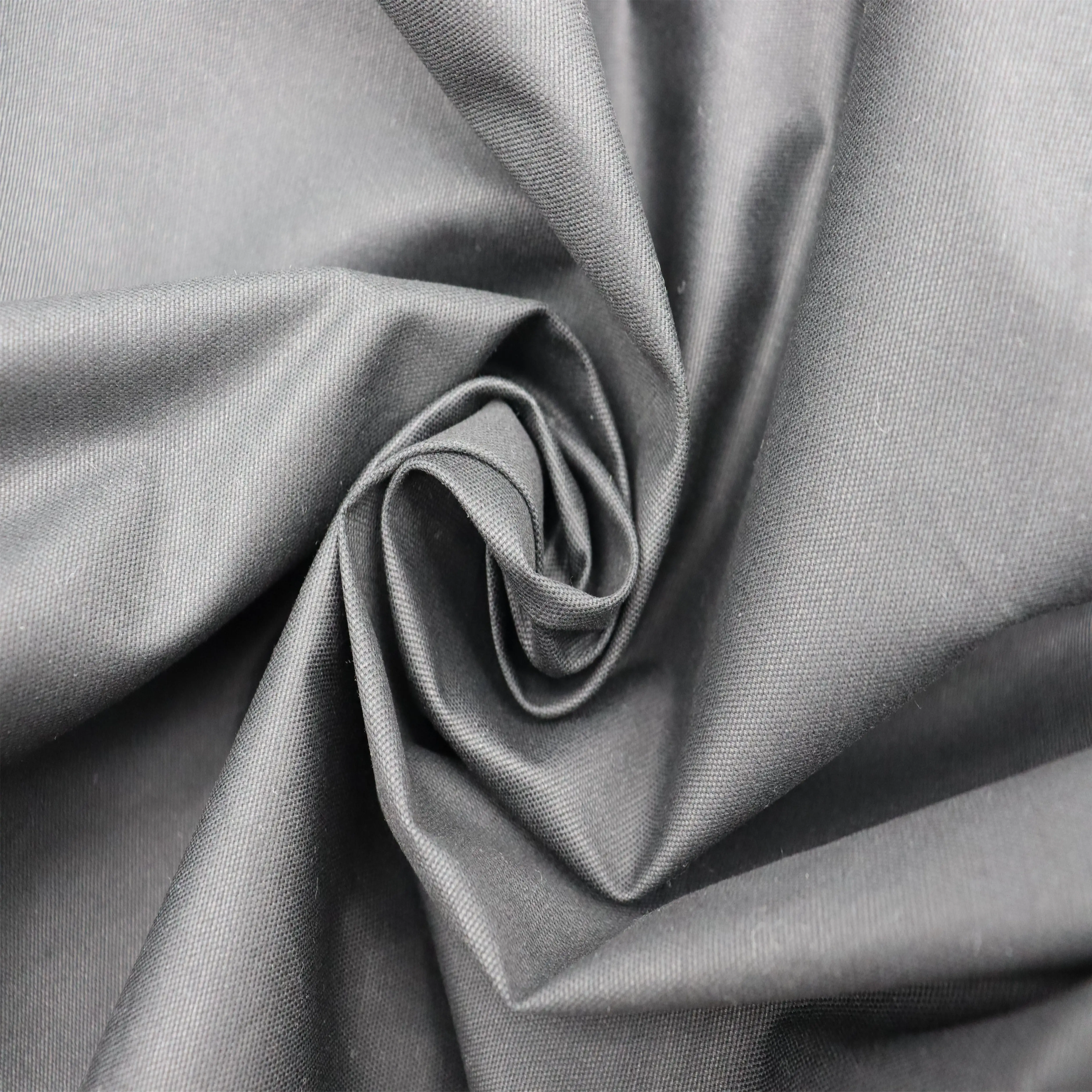 
100% Cotton Fabric Plain Canvas With Foam Coating for Outwear 