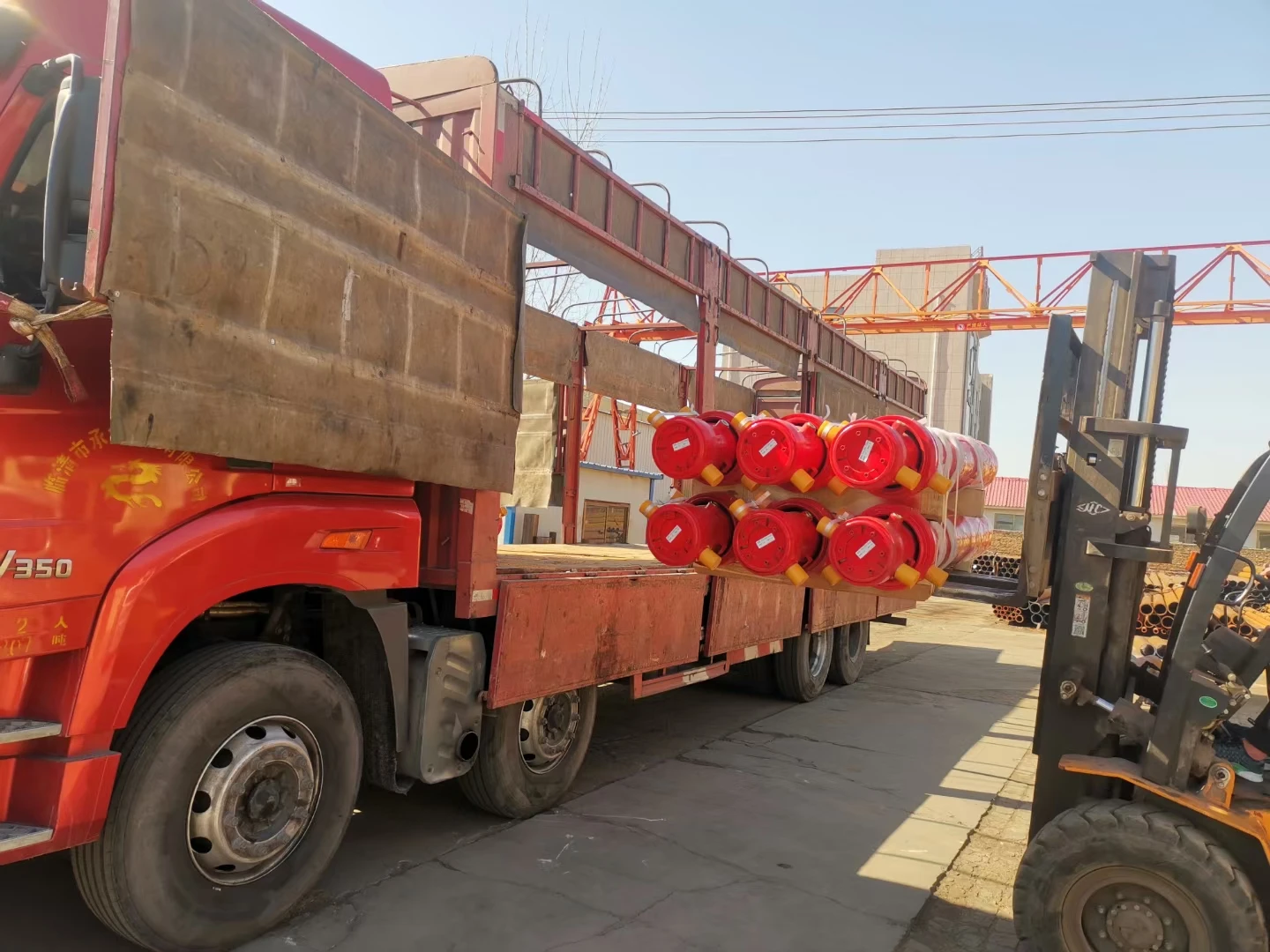 Wholesale of mechanical engineering oil cylinder manufacturers for heavy-duty hydraulic oil cylinder dump trucks