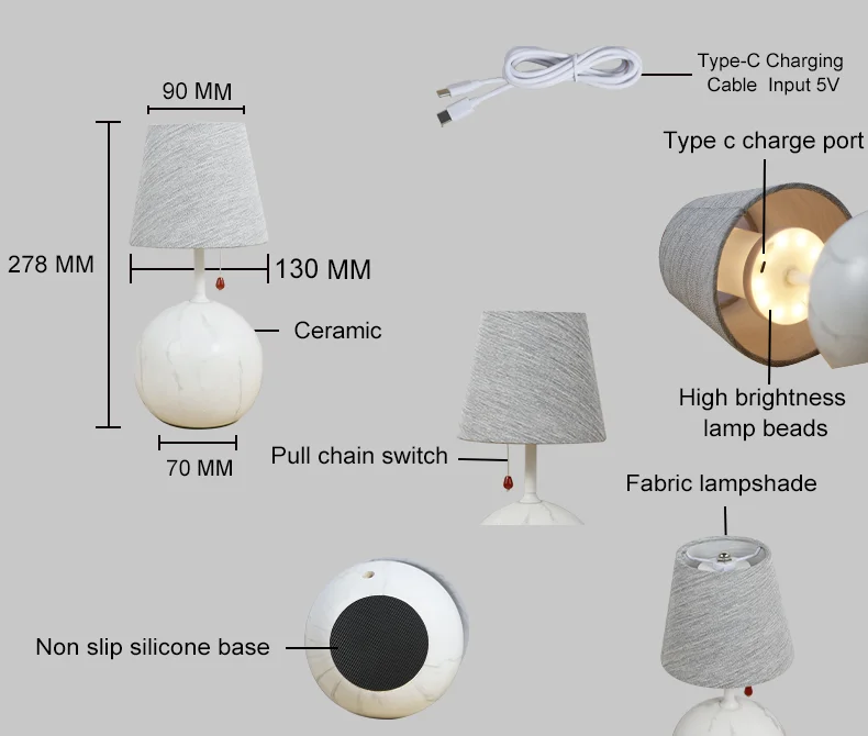 New table lamps home decor decorative living room designer Lamp Hotel homestay handmade ceramic table lamp