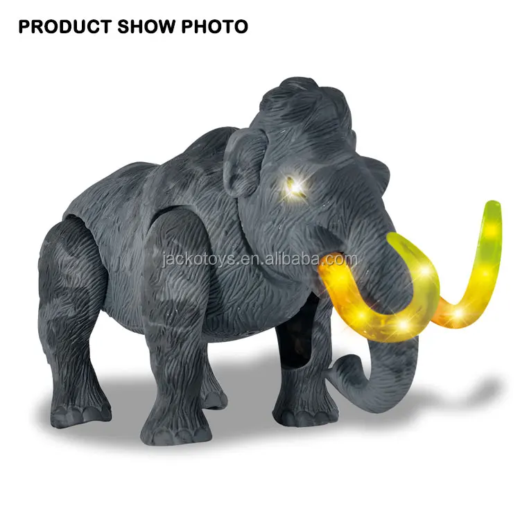 Cheap Kids Toy Mammoth Elephant  Kids Battery Operated Toy Including Sound Light