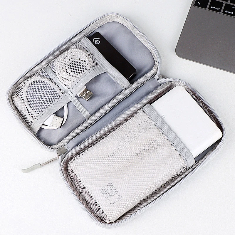 Multifunctional digital accessories storage bag USB power bank mobile hard disk data cable storage bag
