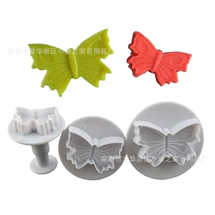 3pcs Butterfly Pentagram Biscuit Cookies Cake  Mold Biscuit Cutting Mold Baking Pastry Tools Bakeware Mould Molds Biscuits Confe