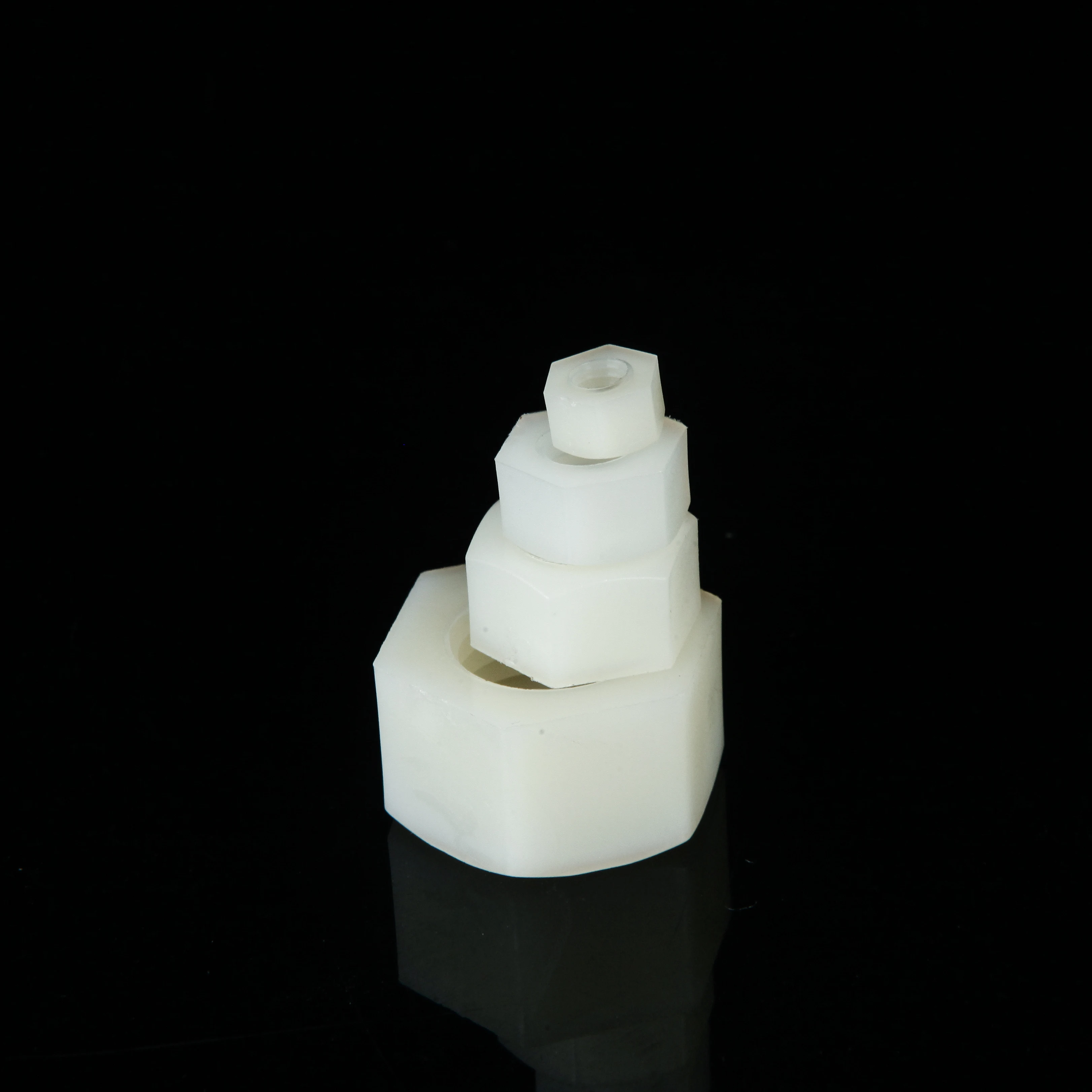 Nylon PA66 -hex plastic nuts M2 M2.5 M3 M4 M5 M6 M8 M10 M12 M14 M16 M20 NUTS