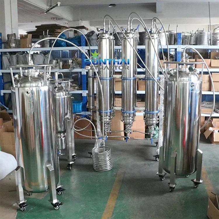 Active Rack Hydrocarbon Closed Loop Extraction System BHO Extractor 50 lbs