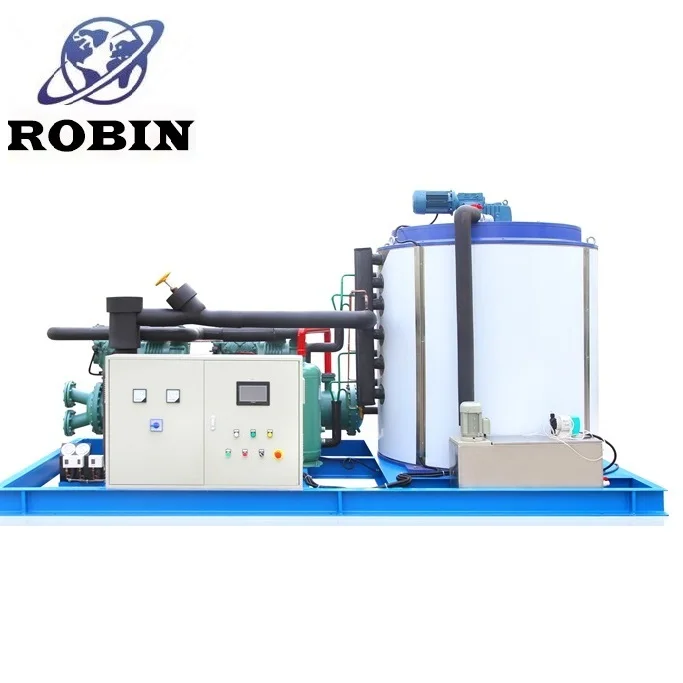 Buy strong durability industrial flake ice machine with 15t