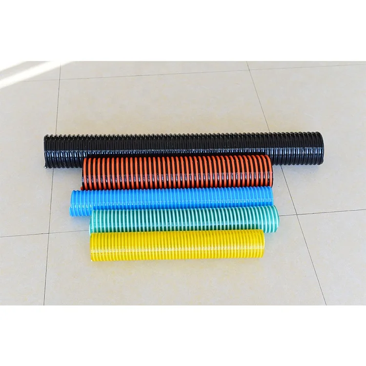 Heavy Duty Orange Suction Nylon Braided Hose Fiber Reinforced Pvc And Delivery Fibre Braided Pipe
