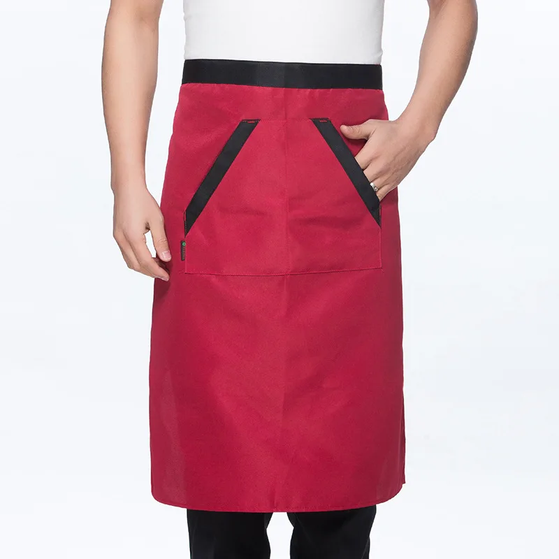 home cleaning products Waiter Apron With Pocket custom design print pattern Restaurant Uniform Unisex waterproof Waiter Apron