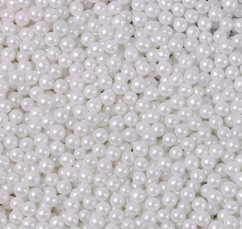 White Cake Sprinkles Cake Decoration Mixed Size Sugar Pearl Sprinkles Edible Bottle Package Hala Sprinkles Cake Decoration