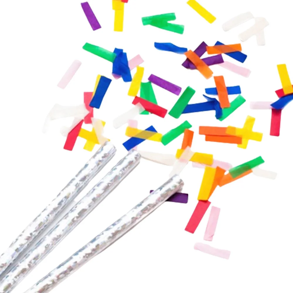 Biodegradable tissues wedding confetti sticks party confetti flick sticks wedding confetti sticks