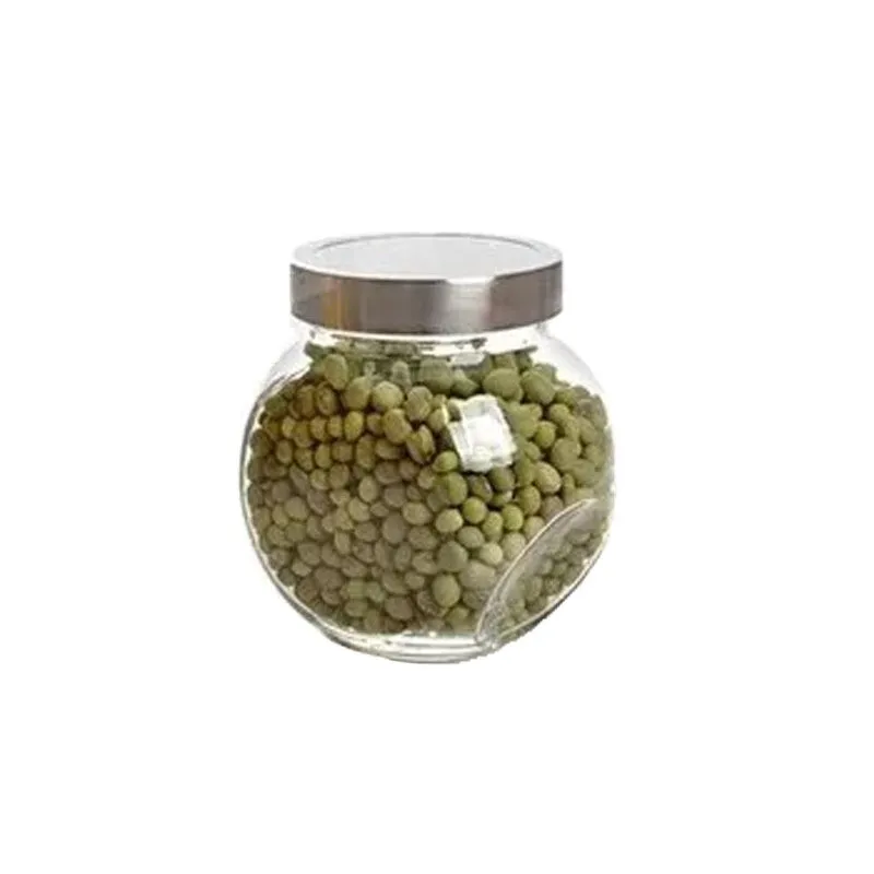 Hot Sale Food Storage Jam Nut Dried Fruit Candy Grains Honey Glass Spice Jars Sealed Tank With Screw Cap