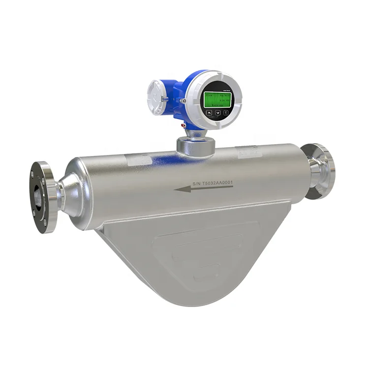 Remote Coriolis mass flow meter W shape sensor 0.15% Accuracy manufacturer RKS China brand